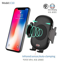 Load image into Gallery viewer, Car Mount Qi Wireless Charger